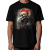 Koszulka Punk czaszka 100% bawełna luźna koszulka, old skull